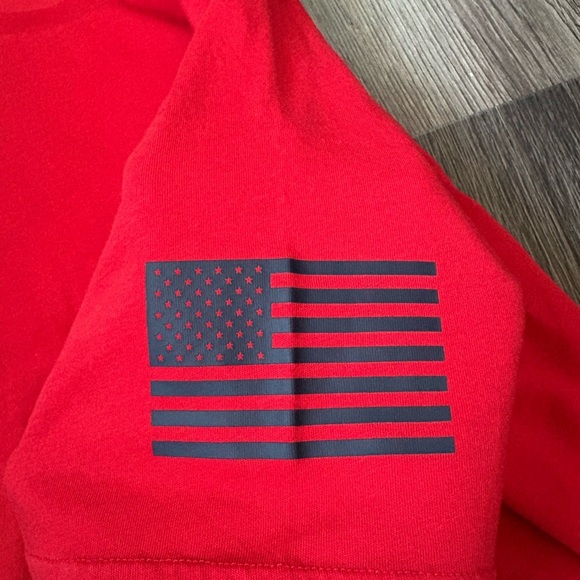 Under Armour Men's Bold Red Tee - Picture 3 of 9